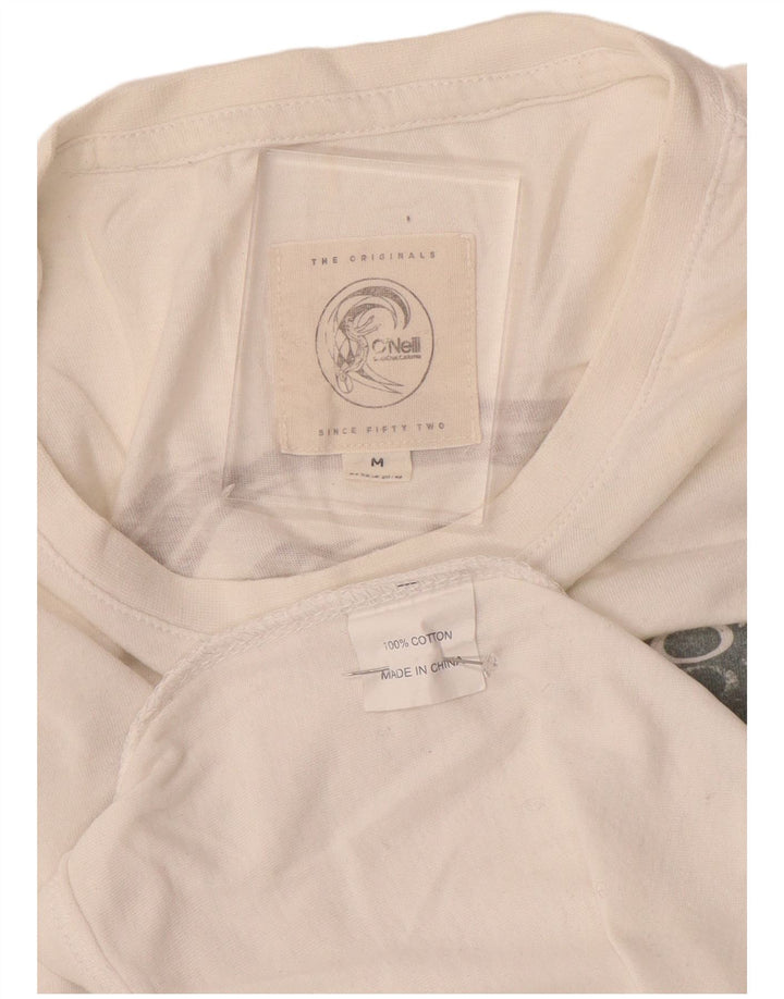 O'Neill T-Shirt Graphique Homme Blanc Moyen Coton