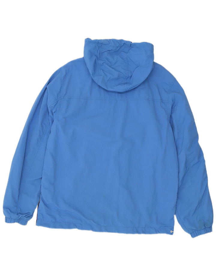 Tommy Hilfiger Veste anorak graphique à capuche pour homme UK 38 Bleu moyen