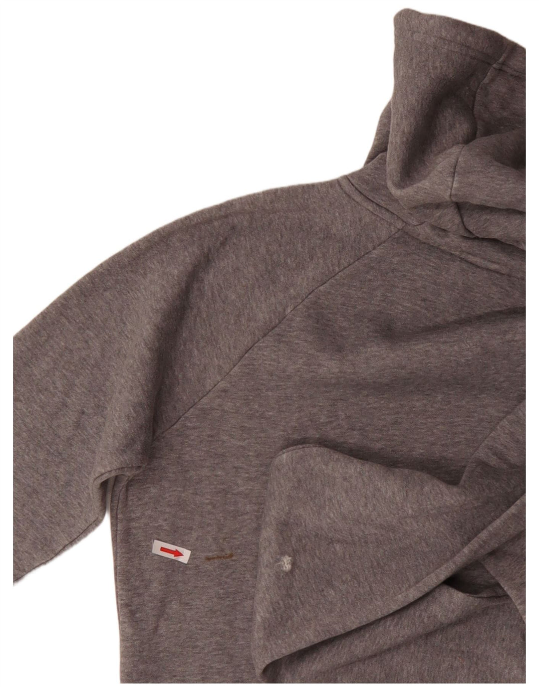 Nike Pull à capuche pour homme en coton moucheté Gris Taille S