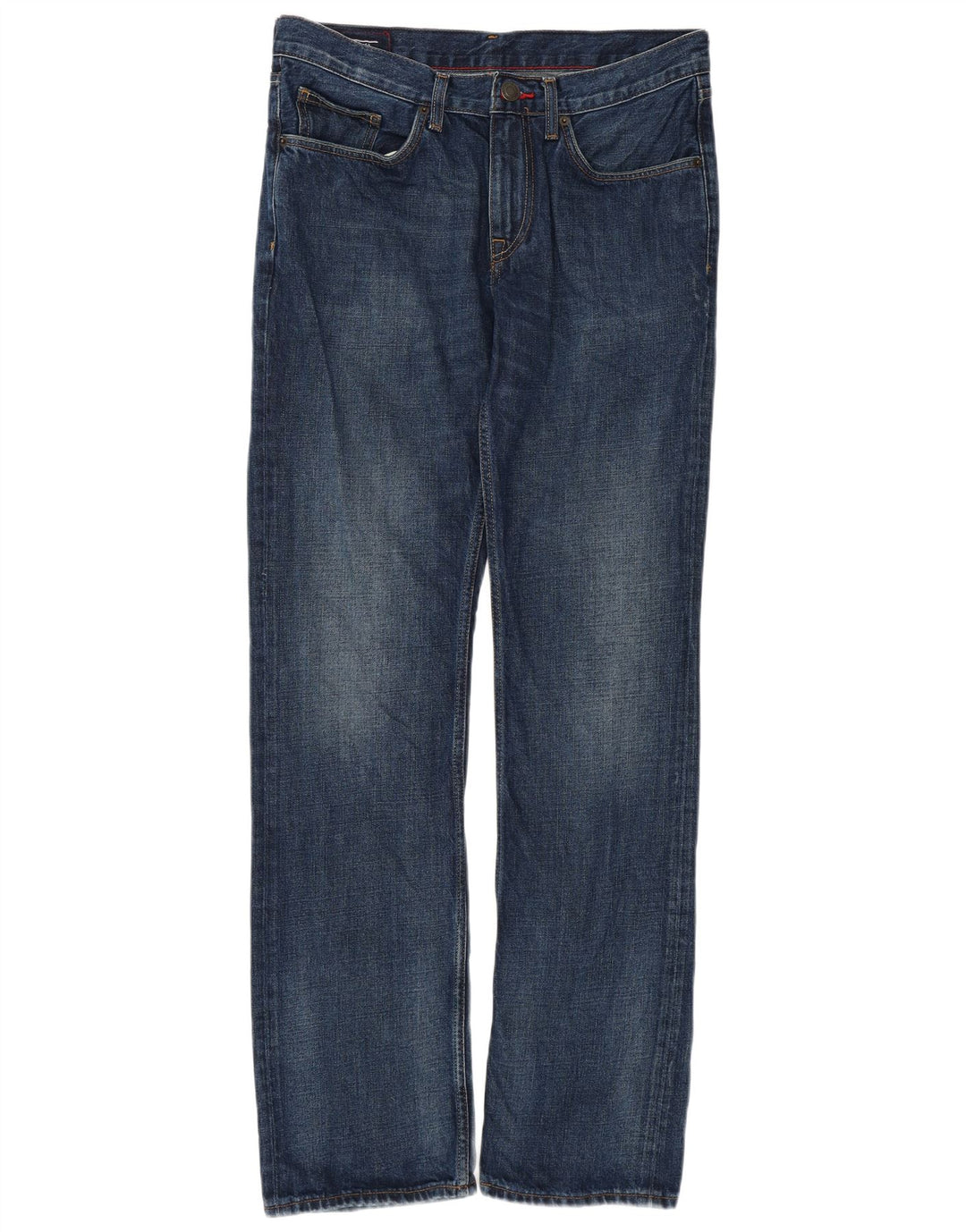 TOMMY HILFIGER Jean Droit Homme W32 L32 Bleu Coton