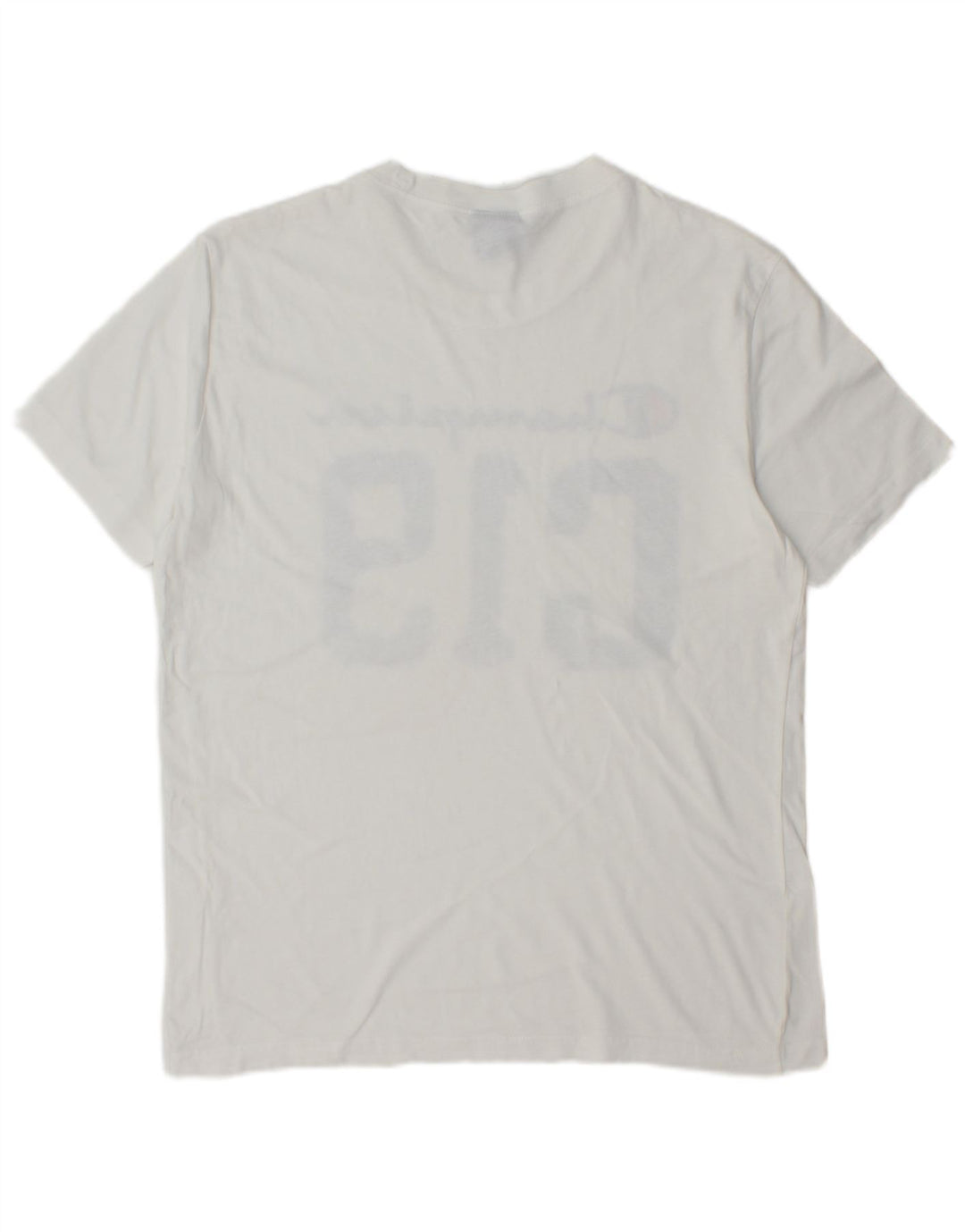 CHAMPION T-Shirt Graphique Homme Blanc Moyen