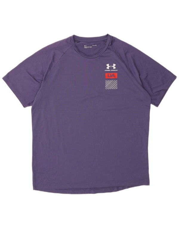 Under Armour T-Shirt Graphique Homme Grand Violet