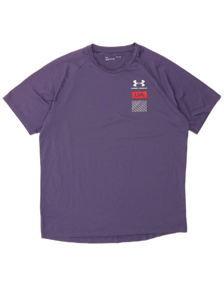 Under Armour T-Shirt Graphique Homme Grand Violet