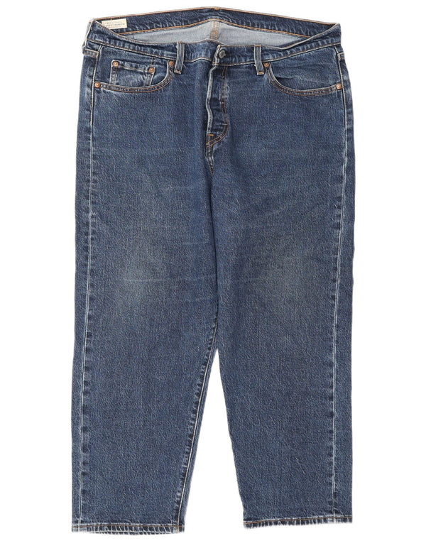 Levi's Jean droit 501 femme US 16 2XL W40 L26 bleu coton