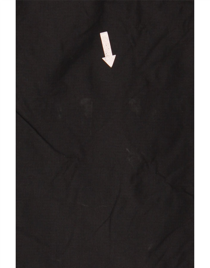 Superdry Veste coupe-vent à capuche pour femme UK 14 Medium Black Nylon