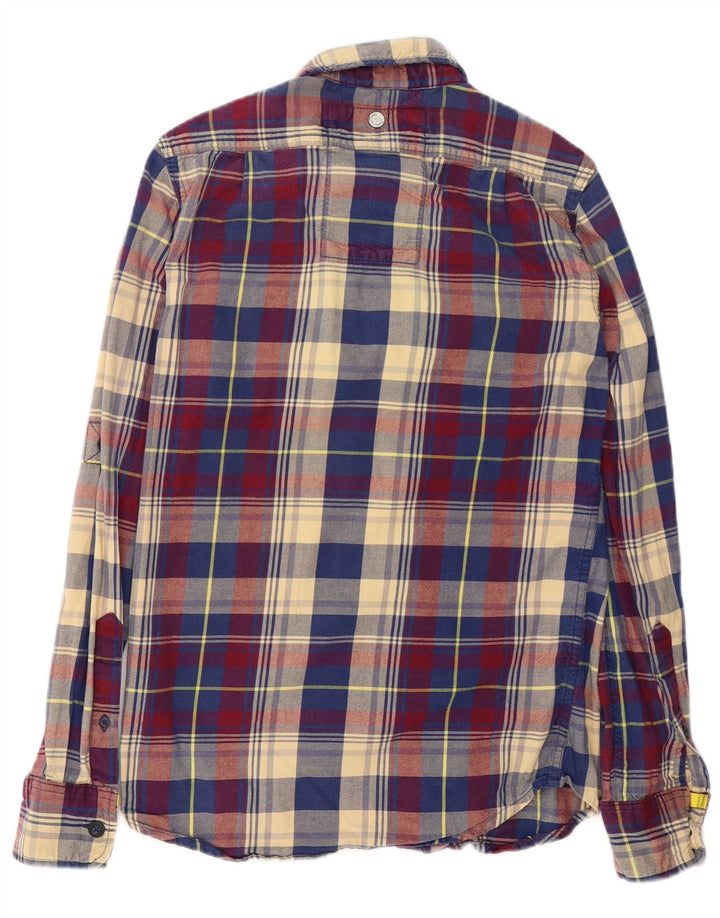 Superdry Chemise en flanelle à petits carreaux multicolores en coton