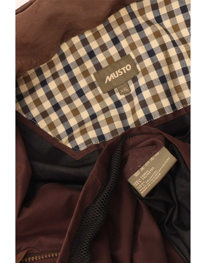 Musto Manteau Coupe-Vent Homme UK 44 2XL Marron Polyester