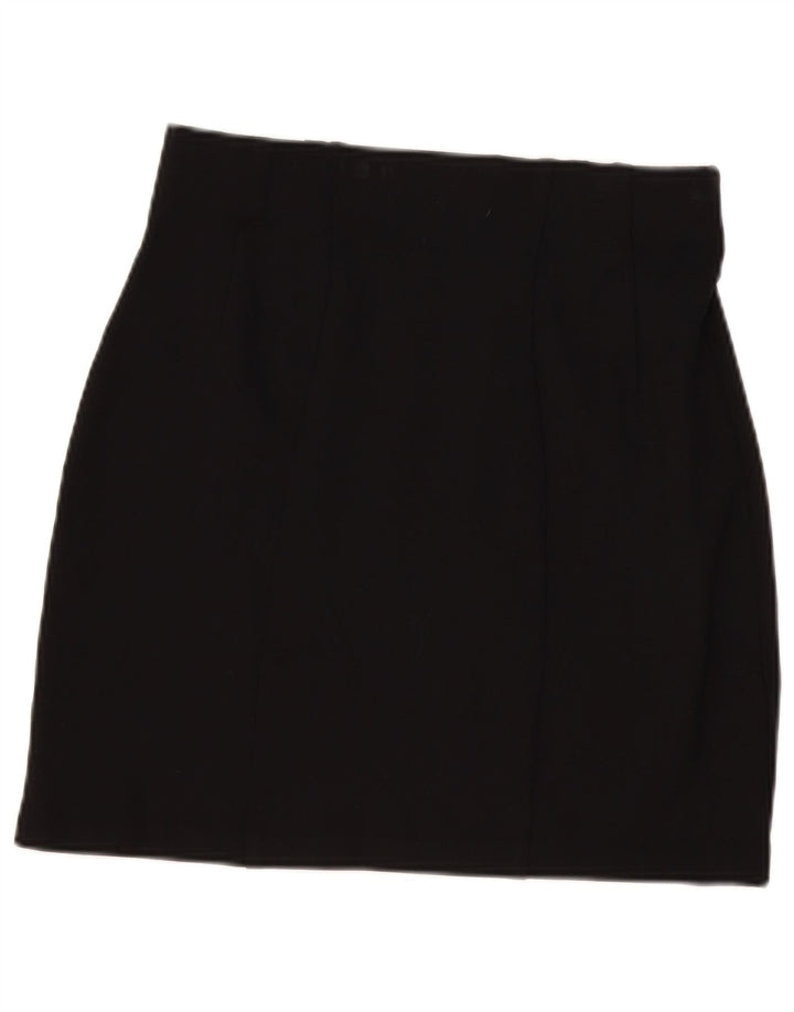Marks & Spencer Mini-jupe femme UK 12 Medium W30 Viscose noire