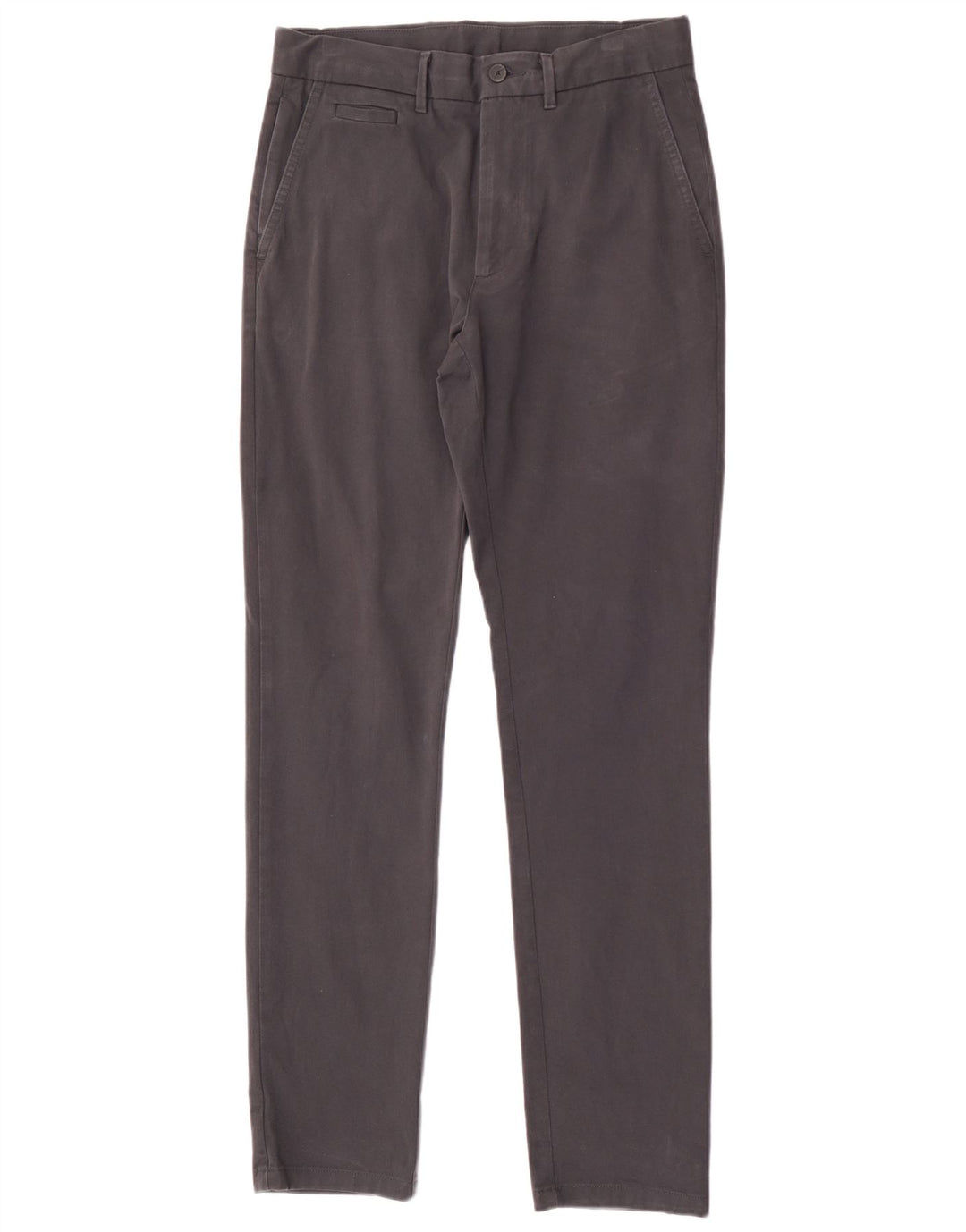Marks & Spencer Pantalon Chino Slim Homme W30 L33 Gris Coton