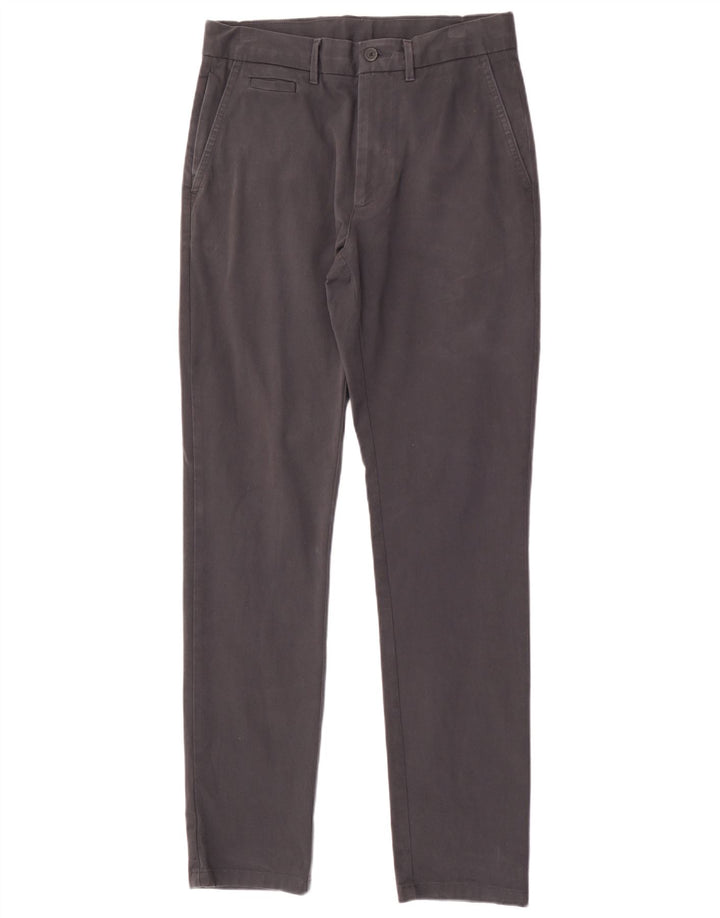 Marks & Spencer Pantalon Chino Slim Homme W30 L33 Gris Coton