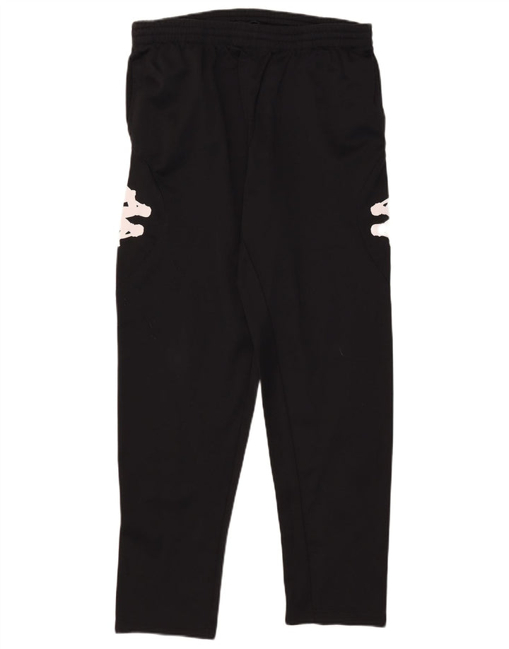 Kappa Pantalon de Survêtement Graphique Homme XL Noir Polyester