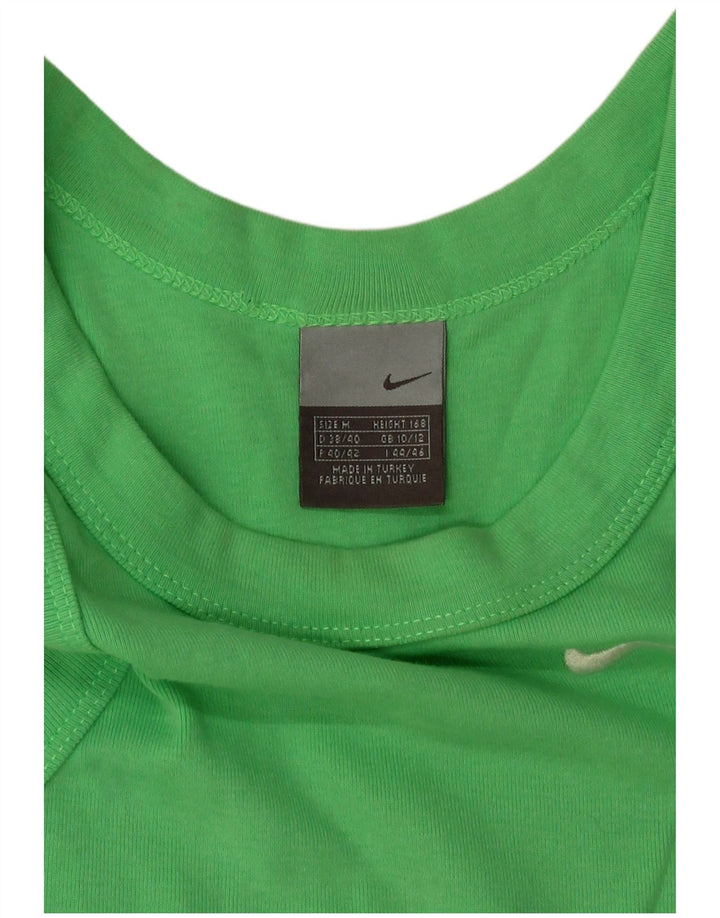 Nike Débardeur Femme UK 10/12 Vert Moyen