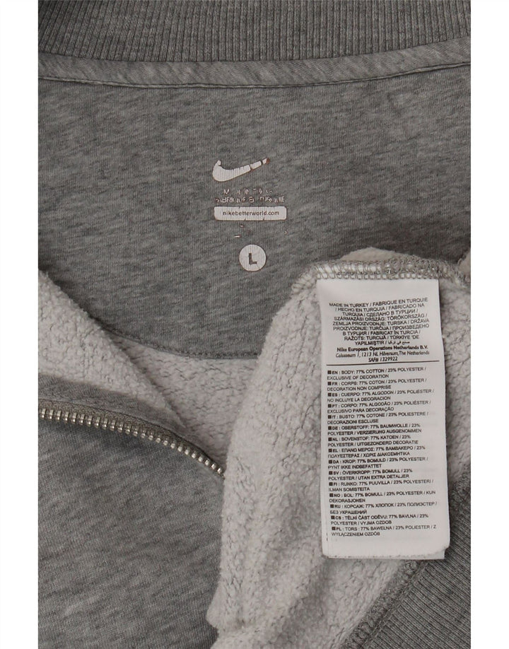 NIKE Veste de survêtement pour homme en coton moucheté grand gris