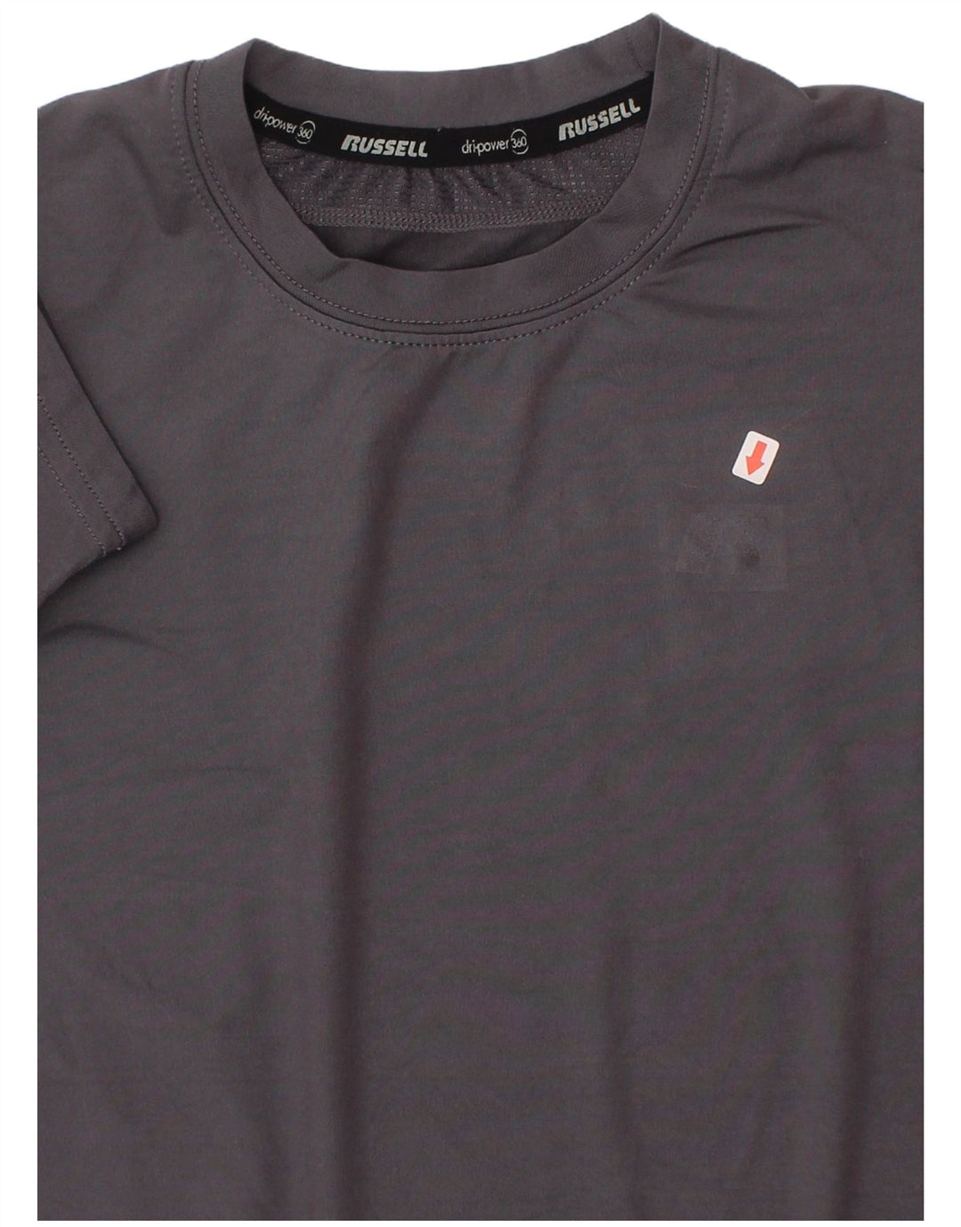 Russell Athletic T-shirt Dri-Power pour garçon 7-8 ans Gris moyen Polyester