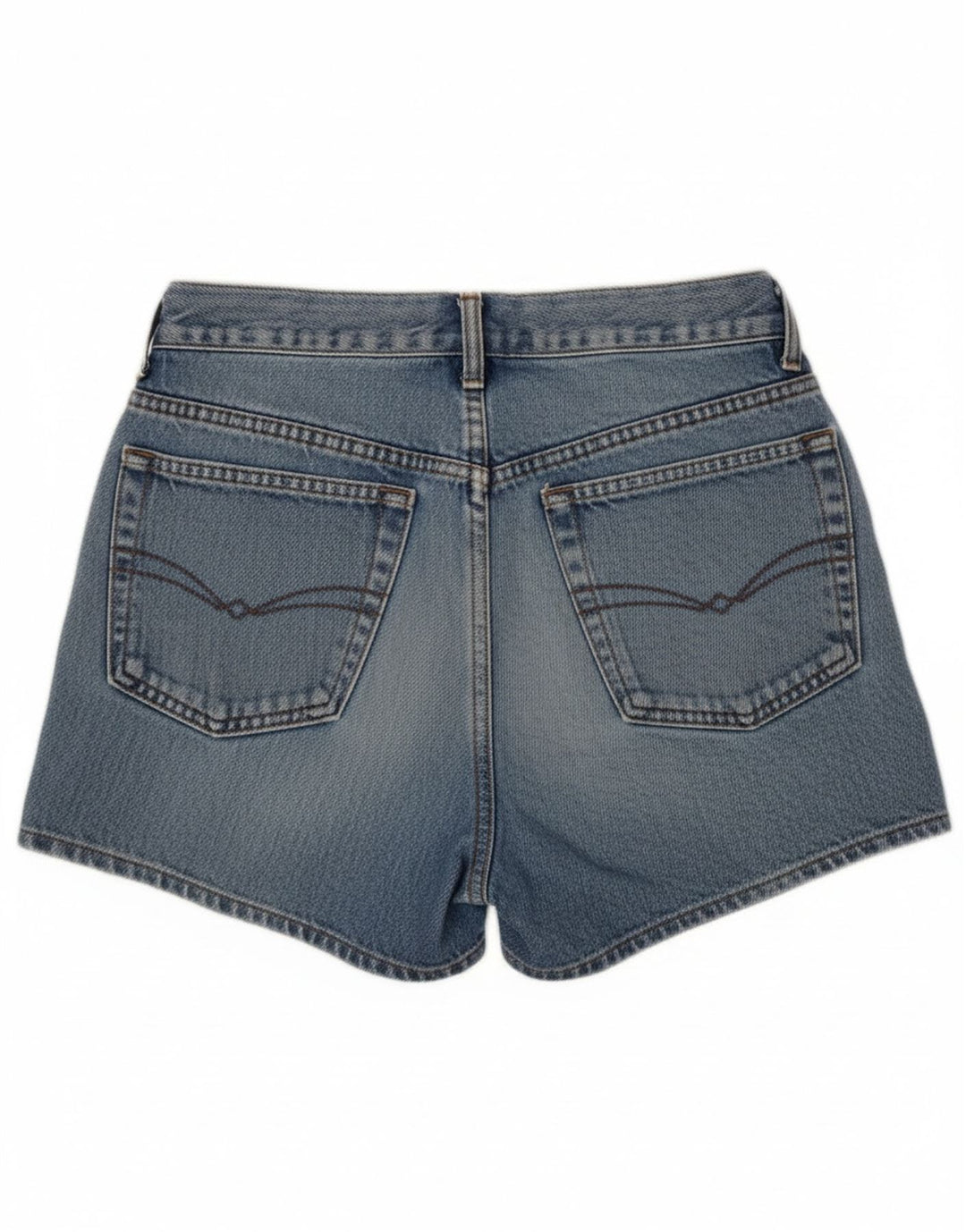 Carrera Short en jean taille haute pour femme IT 44 Medium W26 Bleu Coton