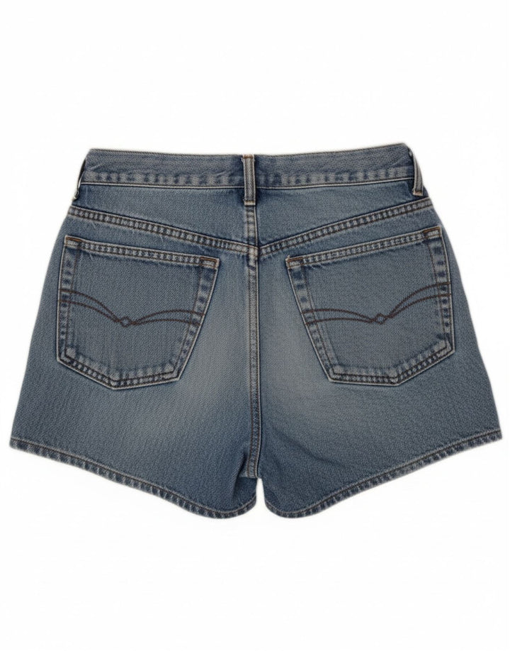 Carrera Short en jean taille haute pour femme IT 44 Medium W26 Bleu Coton