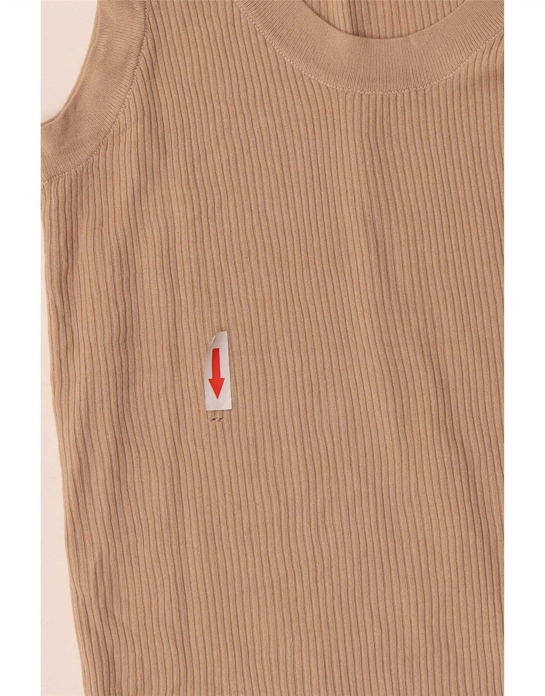 Zara Femme Débardeur UK 8 Small Beige Viscose