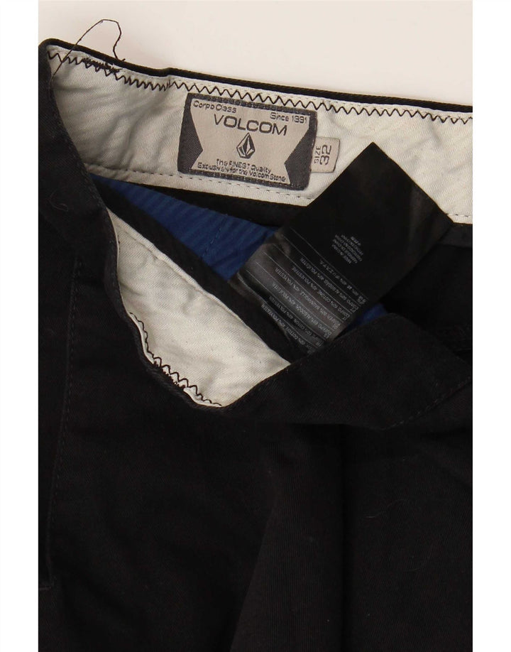 Volcom Pantalon Chino Droit Homme W32 L30 Noir Coton