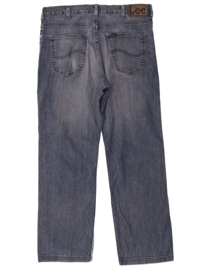 LEE Jean Droit Brooklyn Homme W36 L29 Bleu Coton