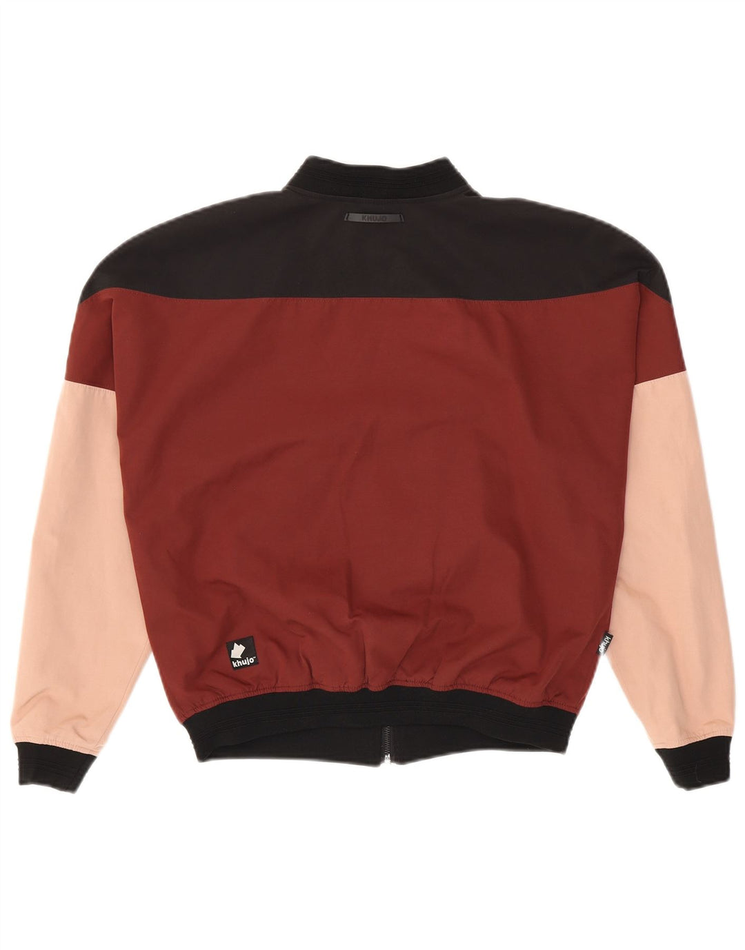 KHUJO Veste Bomber Coupe Ample pour Femme UK 14 Medium Multicolore Colourblock