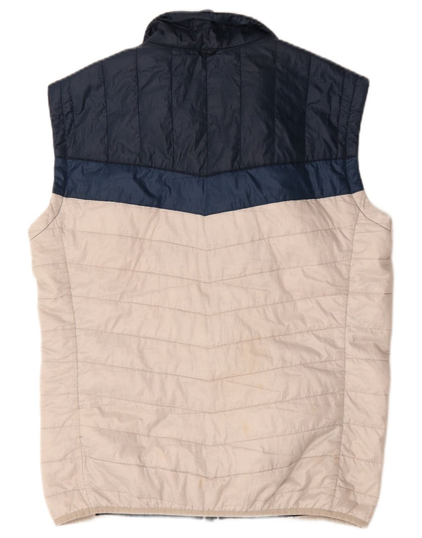 Timberland Gilet rembourré pour hommes UK 38 Polyester color block blanc moyen