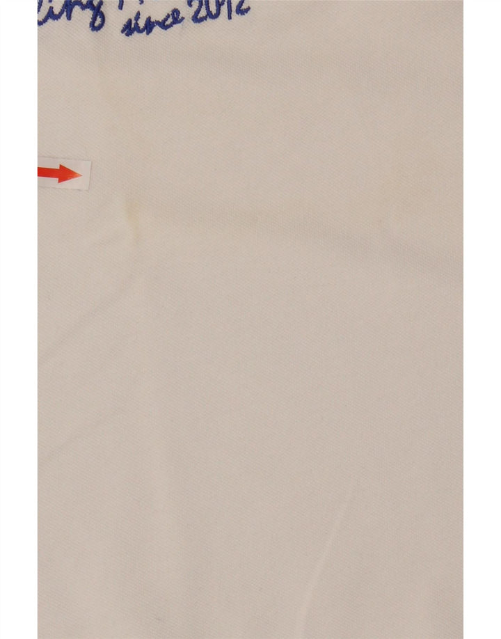 Rhode Island Polo graphique homme grand coton blanc