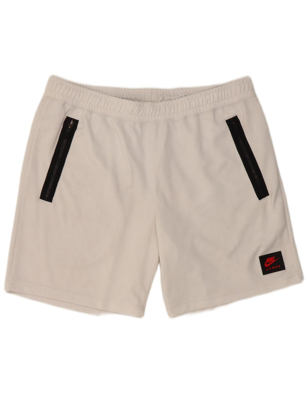 Nike Short de sport pour homme 2XL Blanc Polyester