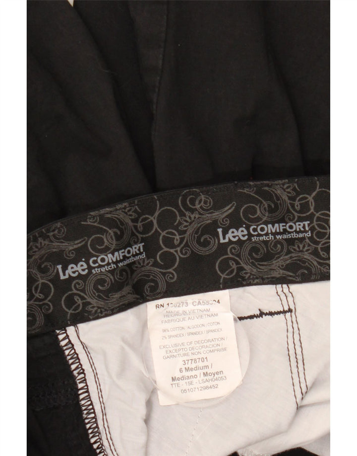 LEE Short Chino Femme US 6 Medium W30 Coton Noir