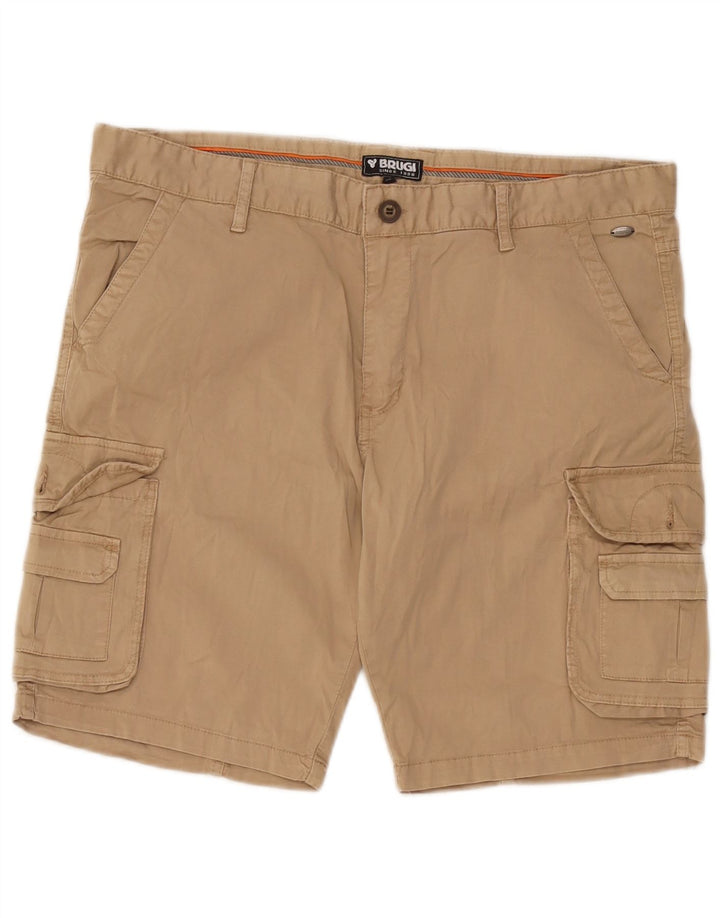 Brugi Short Cargo Homme W36 Grand Coton Beige