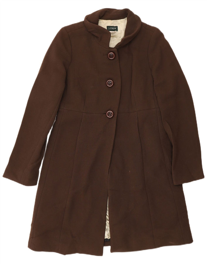 J. Crew Manteau Femme US 6 Laine Marron Moyen