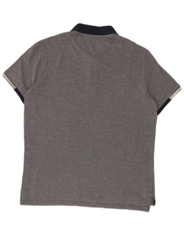Champion Polo Rugby Homme Petit Bleu Marine Colorblock