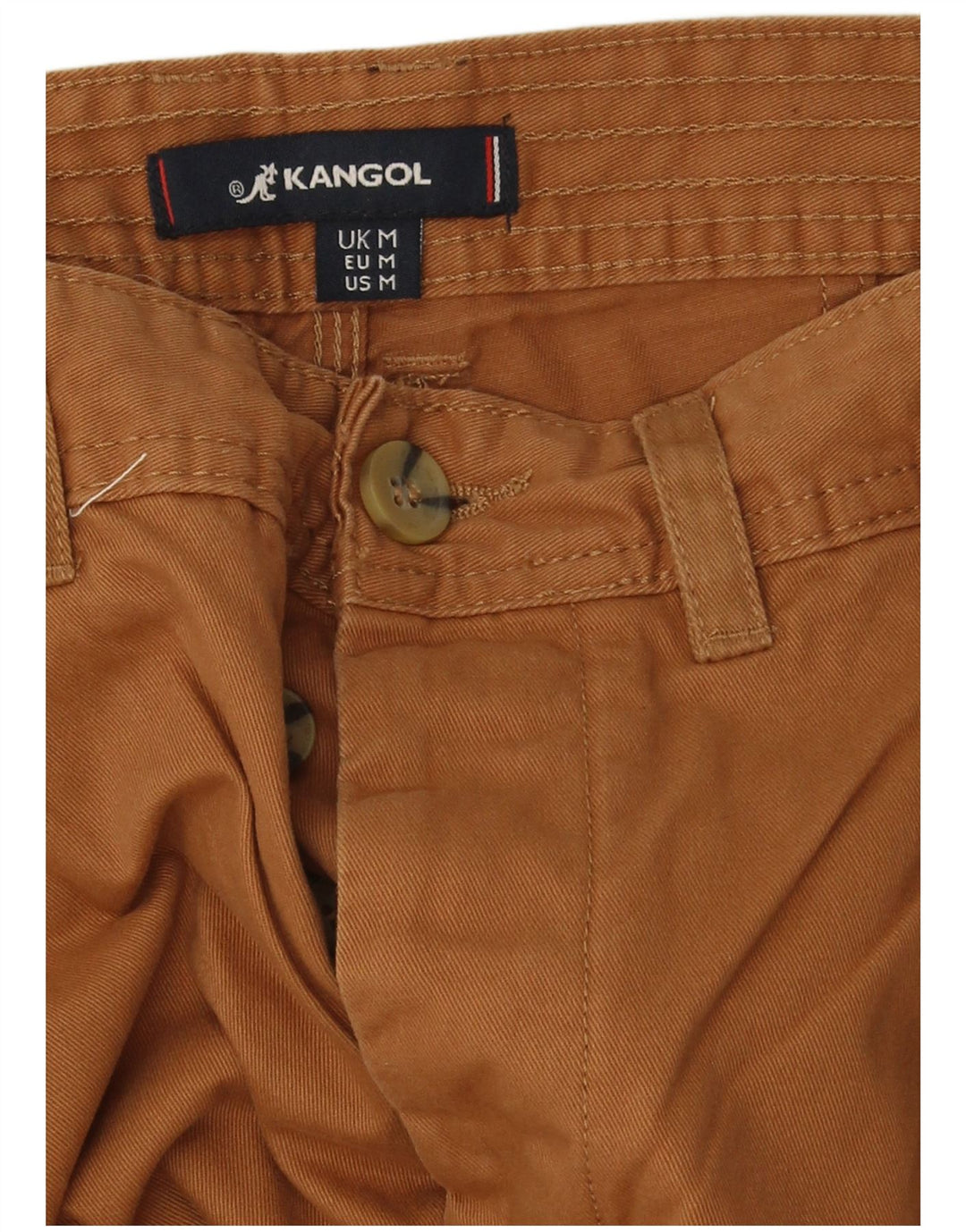 Kangol Short Chino Homme Medium W34 Marron Coton