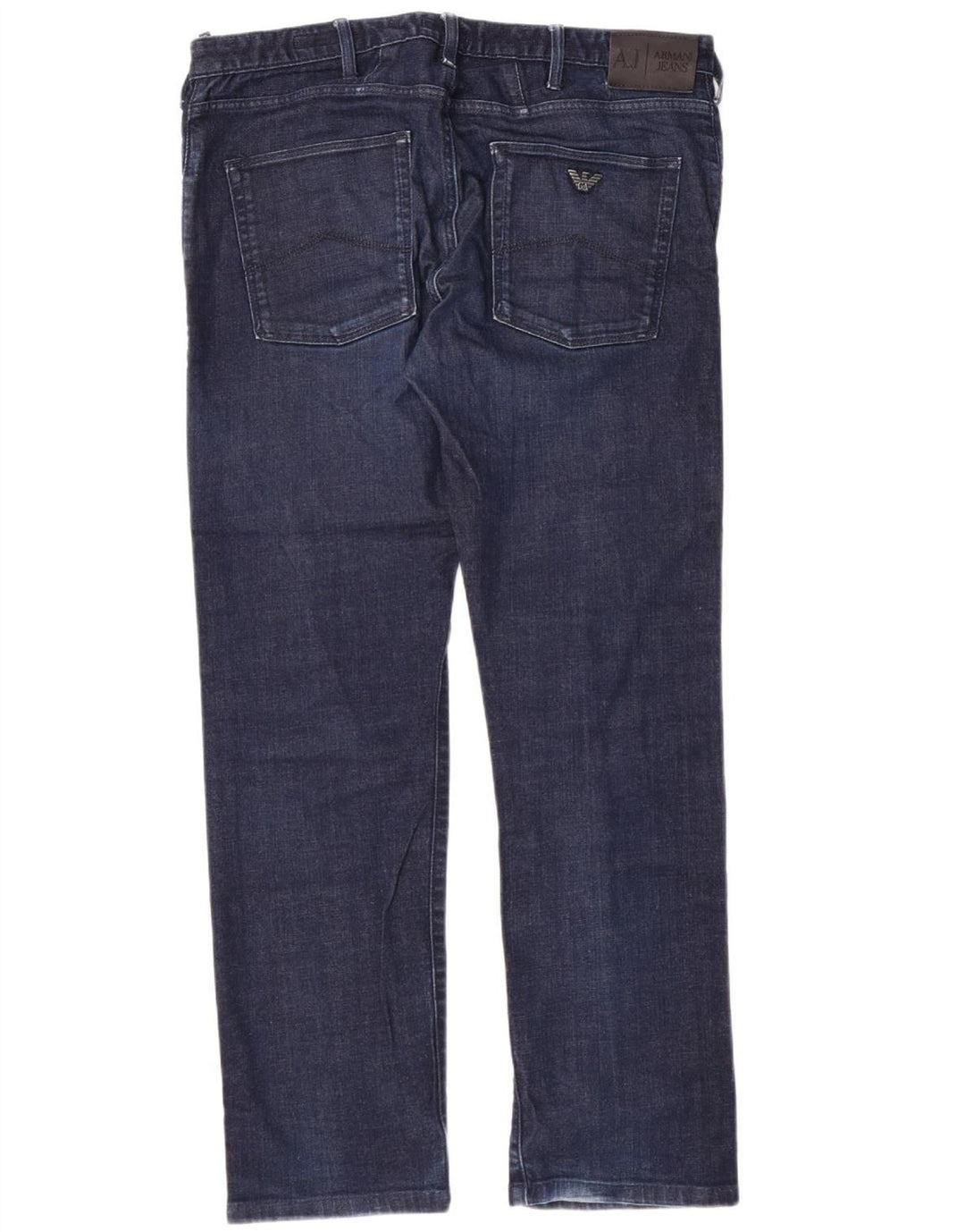 ARMANI Jean Droit Homme W34 L29 Bleu Marine Coton