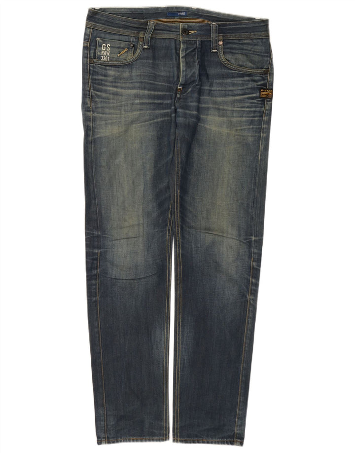 G-Star Jean Slim Homme W32 L32 Bleu Coton