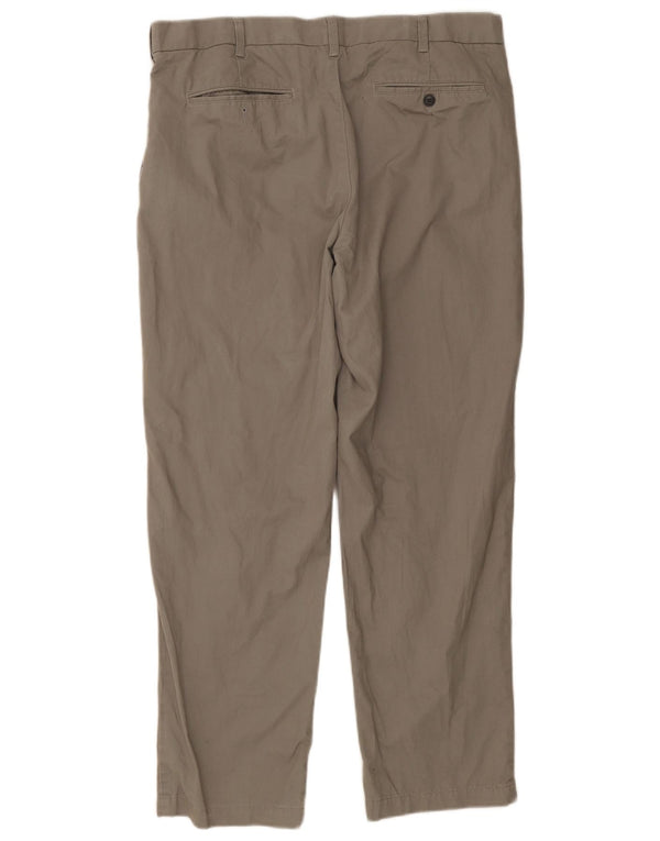 Marks & Spencer Pantalon chino coupe classique pour homme W36 L30 Gris