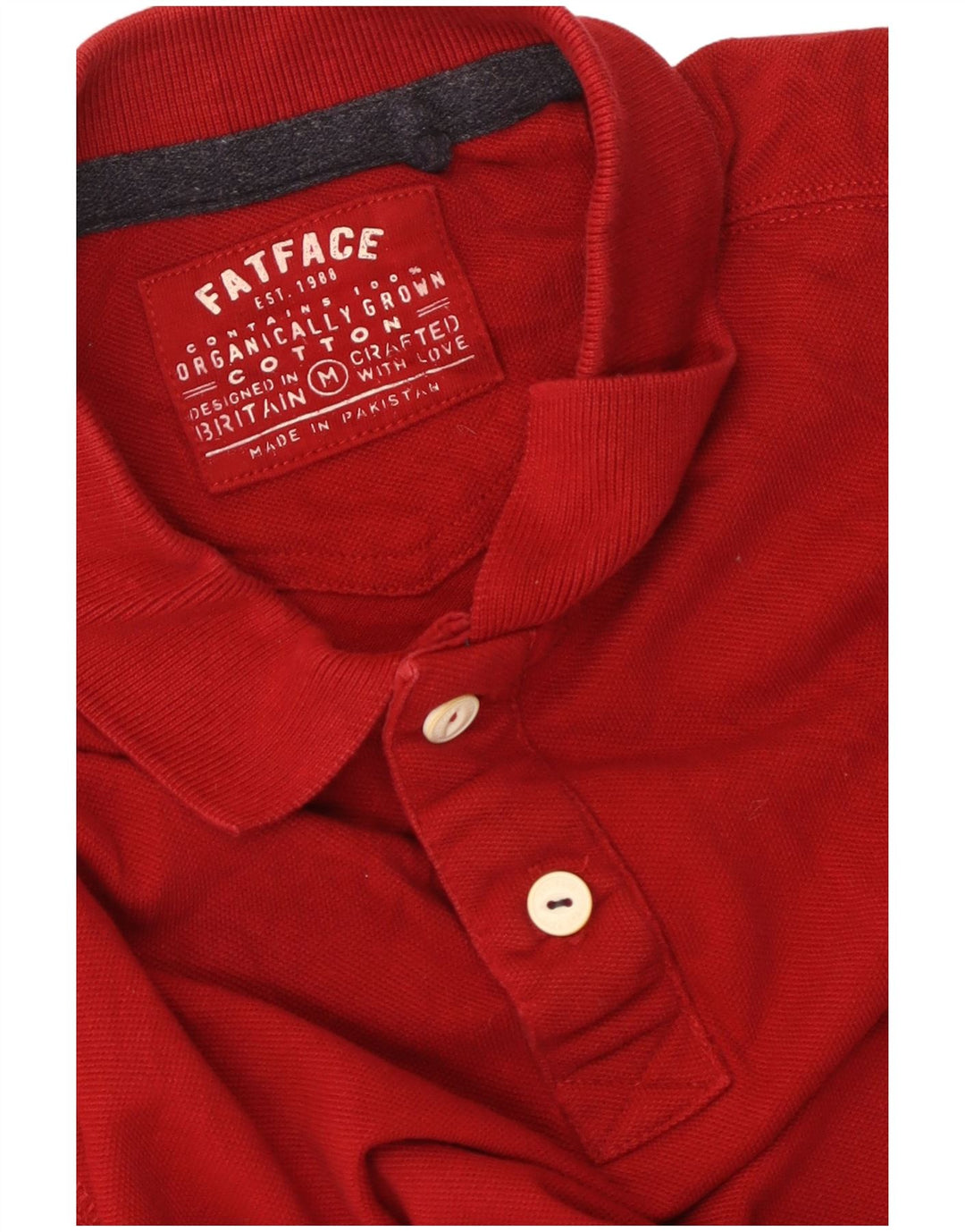 Polo Homme Fat Face Coton Rouge Moyen