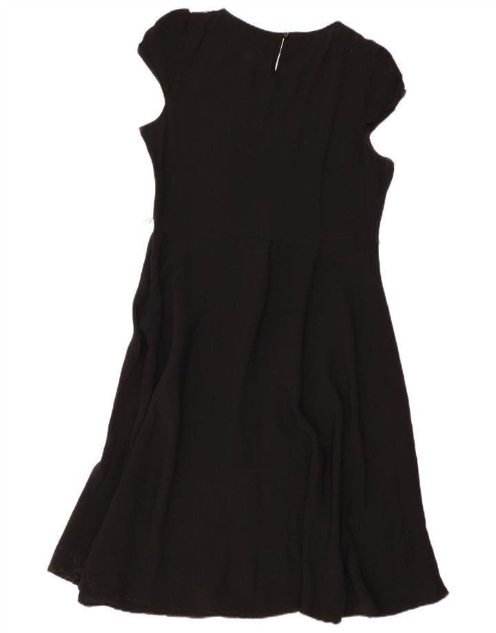 MONSOON Robe trapèze pour femme UK 18 XL Coton noir