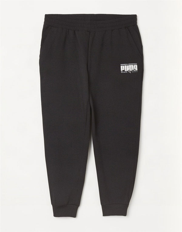 Puma Pantalon de Survêtement Graphique Joggers XL Homme Gris Coton