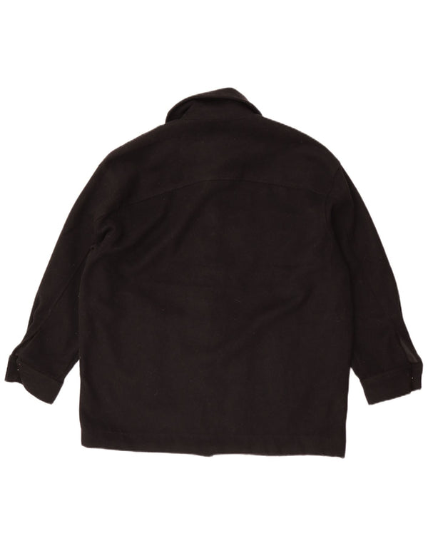 Zara Veste utilitaire surdimensionnée pour femme UK 6 XS Noir
