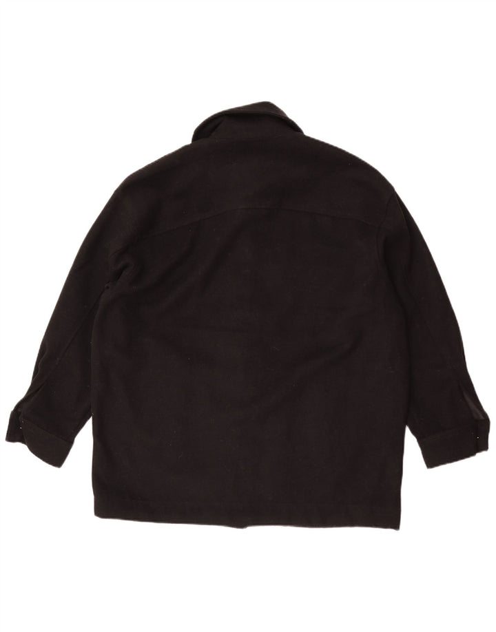 Zara Veste utilitaire surdimensionnée pour femme UK 6 XS Noir