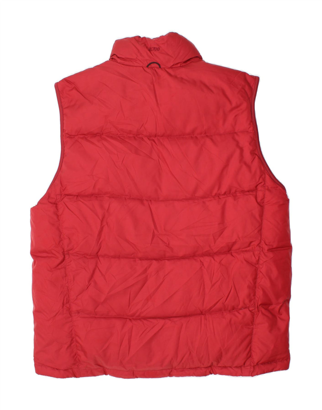 EDDIE BAUER Mens Padded Gilet UK 40 Large Red Polyester Vintage Eddie Bauer and Second-Hand Eddie Bauer from Messina Hembry 