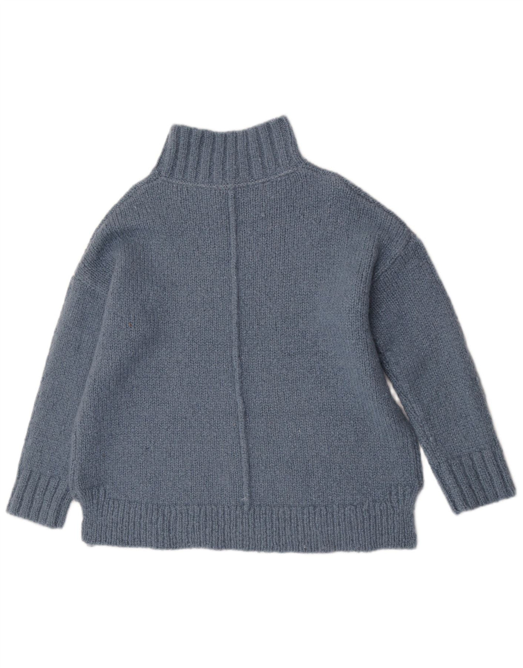 Pull surdimensionné à col roulé White Stuff pour femme UK 14 Bleu moyen