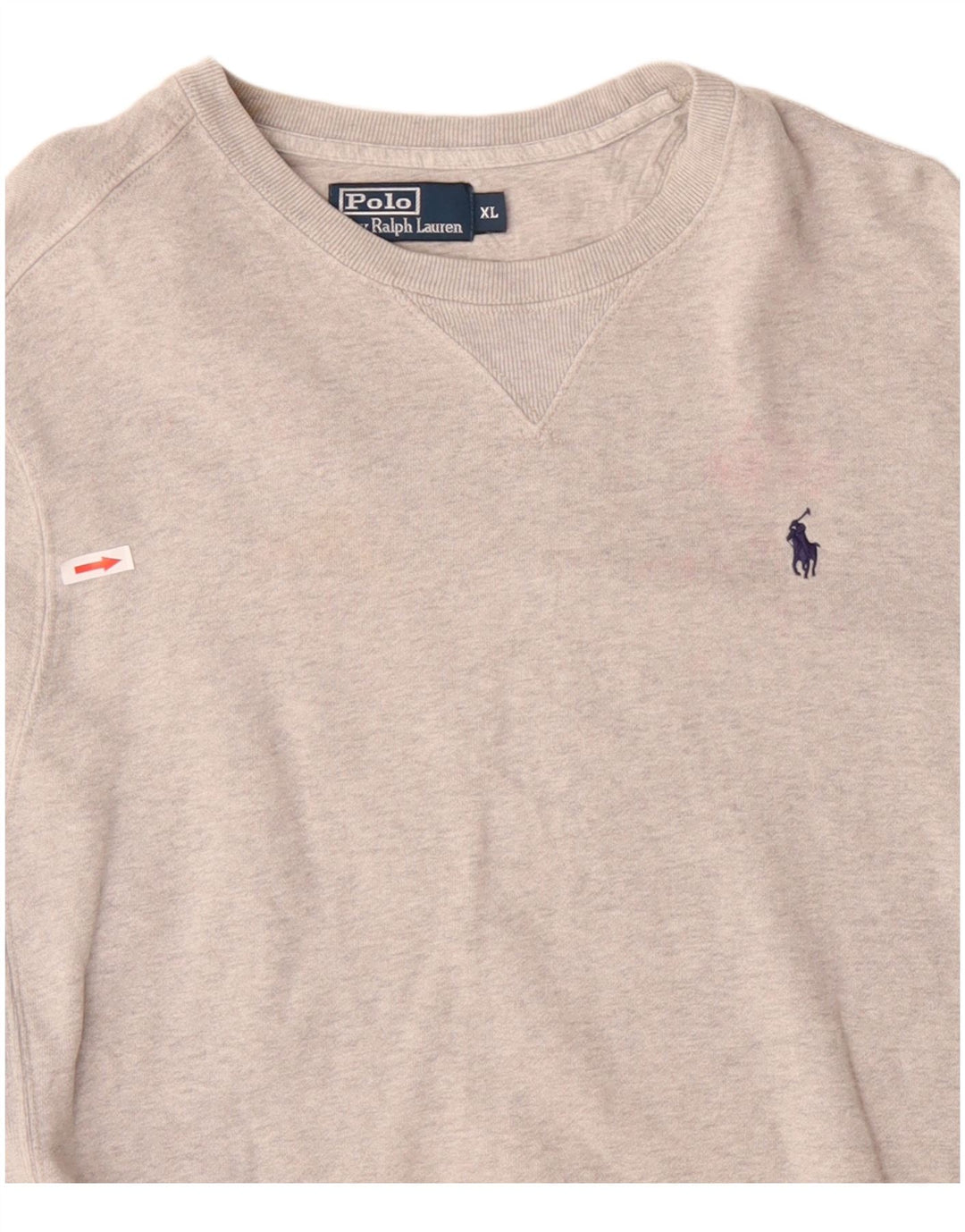 Polo Ralph Lauren Sweat-shirt pour homme XL Gris Coton