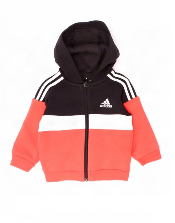 Adidas Pull à capuche zippé pour bébé garçon 3-6 mois Multicolore Colourblock