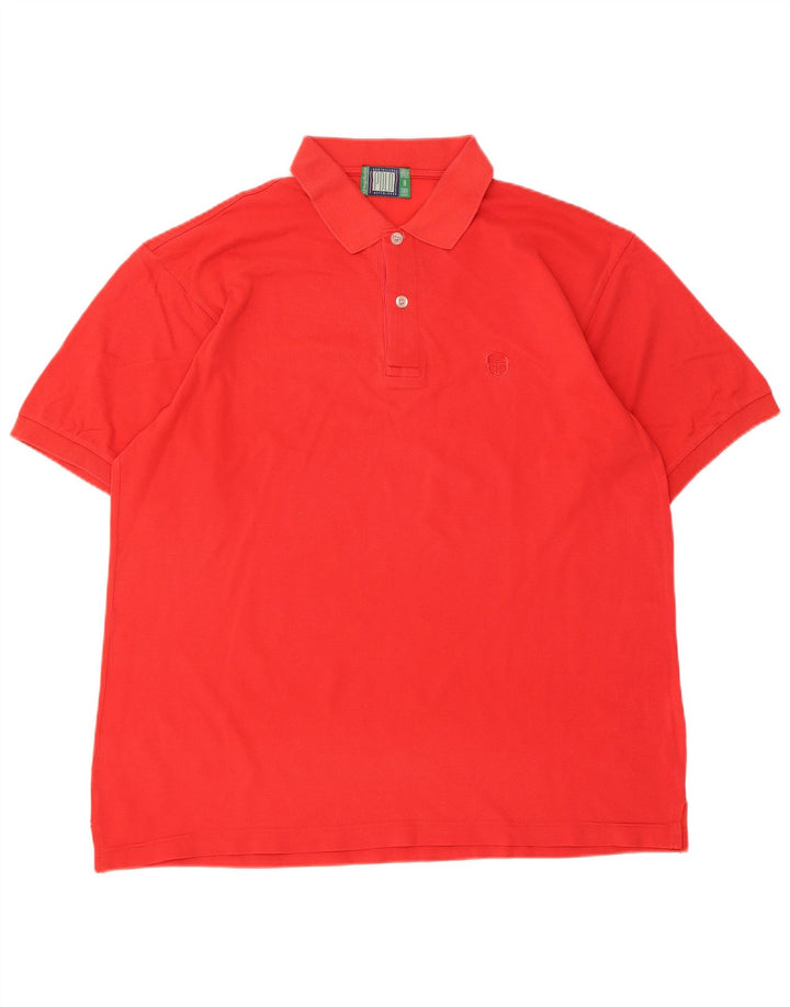 Sergio Tacchini Polo Homme Grand Rouge Coton
