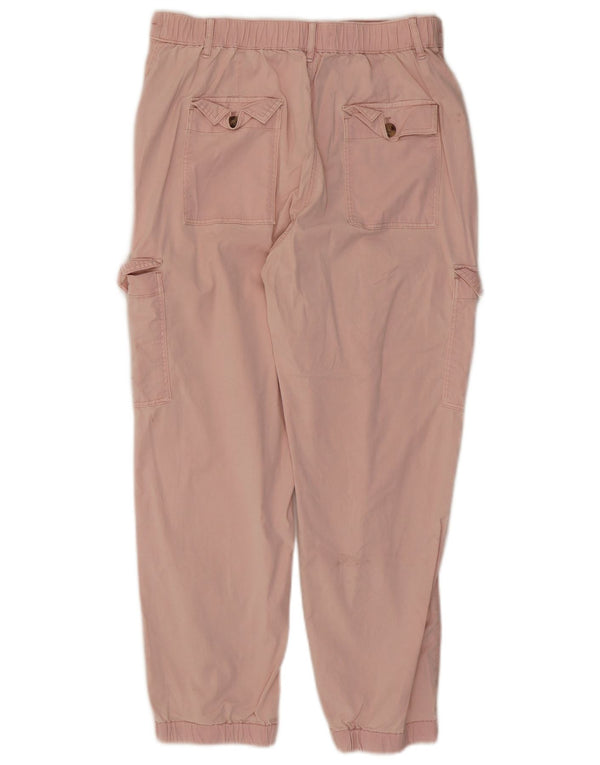 Marks & Spencer Pantalon cargo court pour femme UK 12 Medium W30 L26 Rose