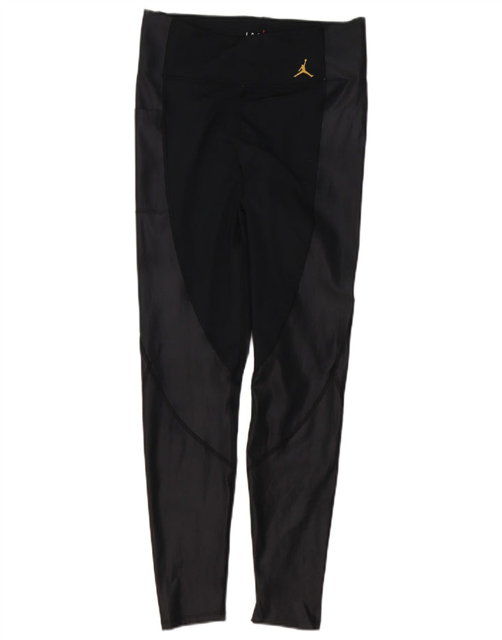 Jordan Legging coupe ajustée pour femme UK 12 Polyester color block noir moyen