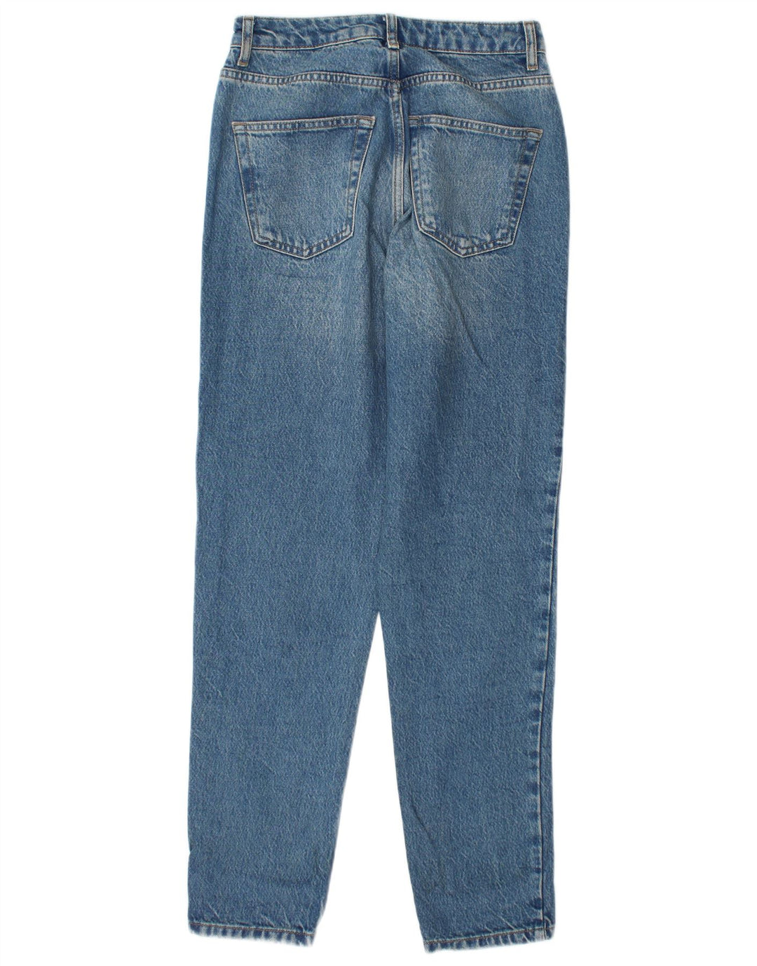 Topshop Jean Mom Fuselé Femme W26 L32 Bleu Polyester
