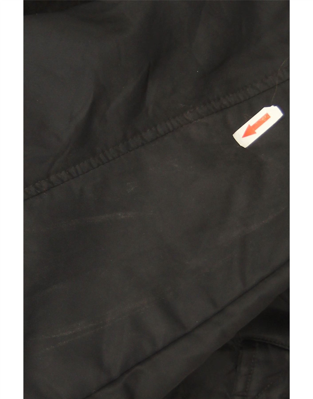 Zara Womens Crop Bomber Jacket UK 16 Grand Nylon Noir