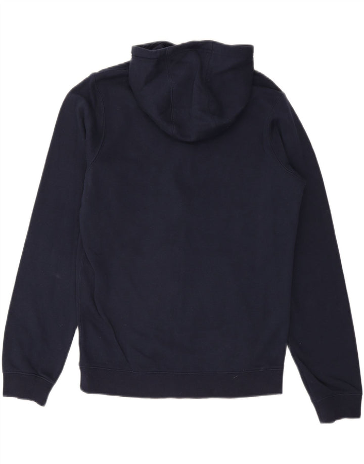 NIKE Pull à capuche zippé pour homme Petit coton bleu marine